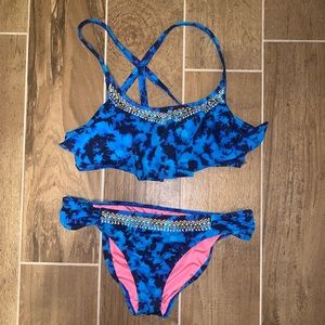 VS Pink Blue Tye Dye Bikini
